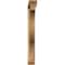 Ekena Millwork Funston Traditional Smooth Bracket w/ Offset Brace, Western Red Cedar, 5 1/2"W x 42"D x 48"H BKT0604X42X48FST01SWR - alternate 2
